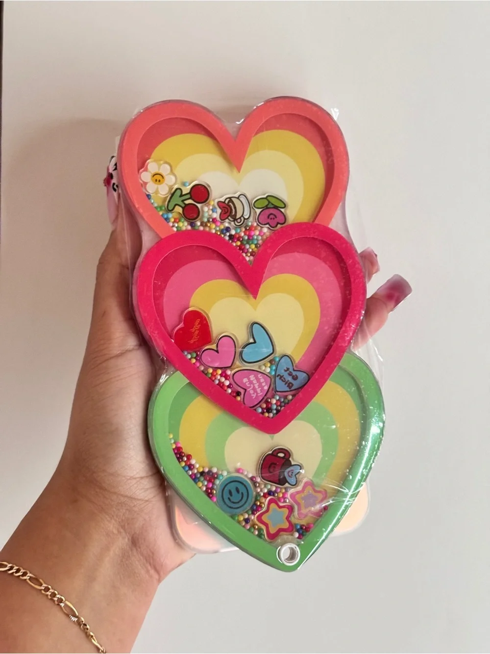 Rainbow Heart shape iPhone 14 Pro